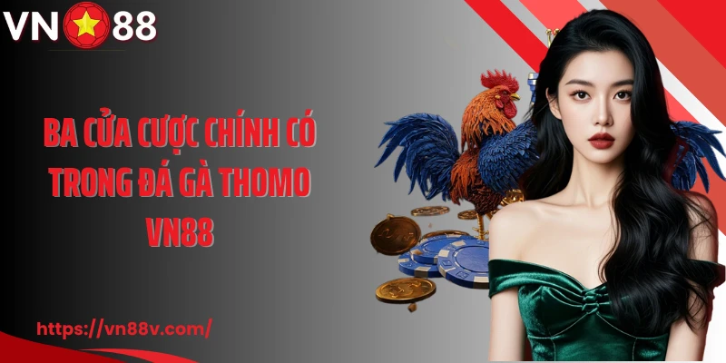 Ba cửa cược chính có trong đá gà thomo VN88